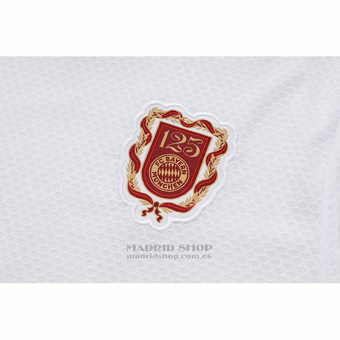 Chandal del Bayern Munich 125 Aniversario Manga Corta 2025-2026 Blanco - Pantalon Corto